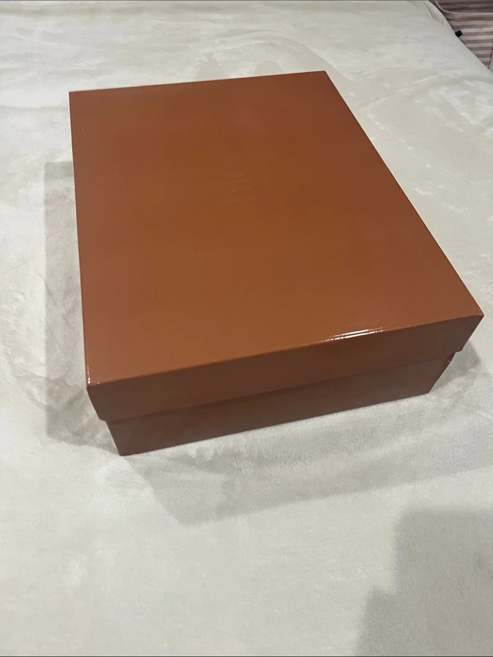 Chloe Closet Storage Box in Tan Brown